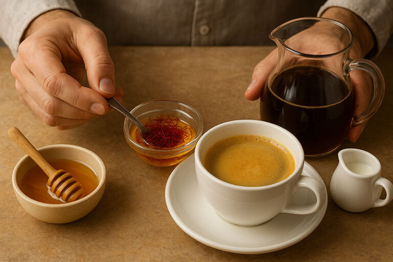 Receta de Café con Azafrán