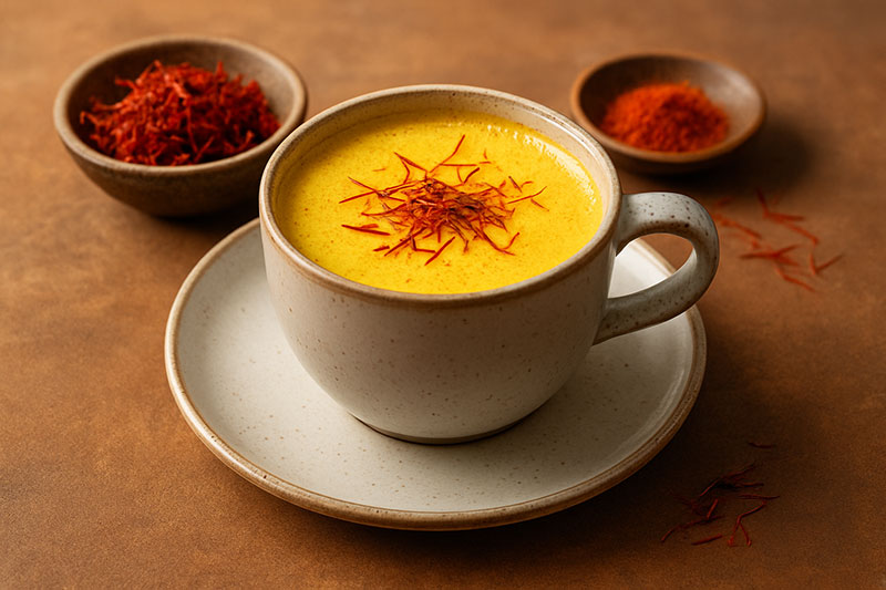 saffron coffee